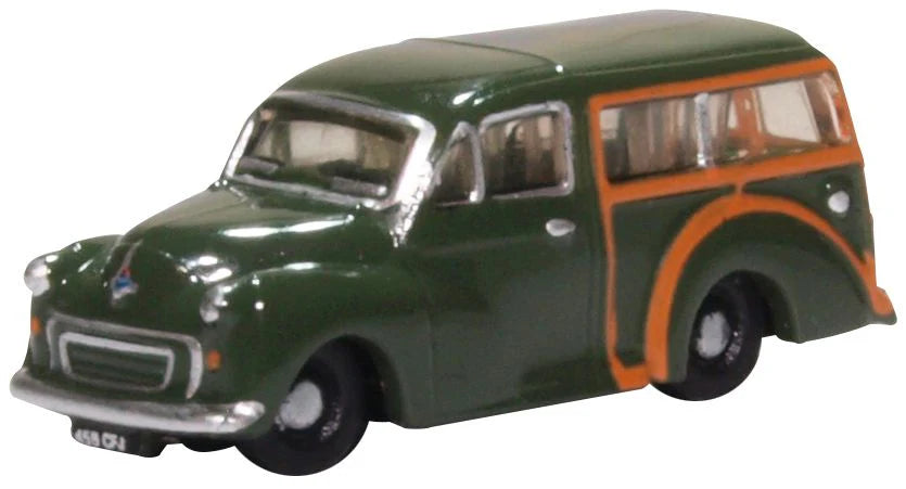 Morris Minor Traveller Almond Green (Dot Cotton)