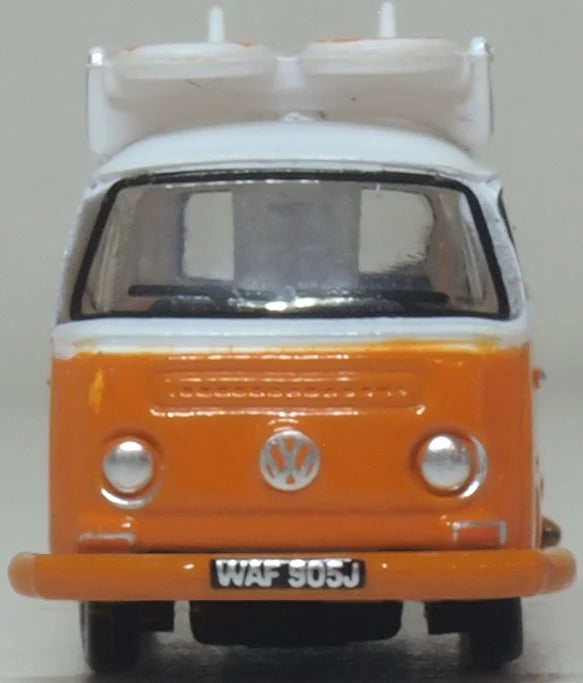 NVW022 VW T2 Bay Window Bus/surfboards Signal Orange/White