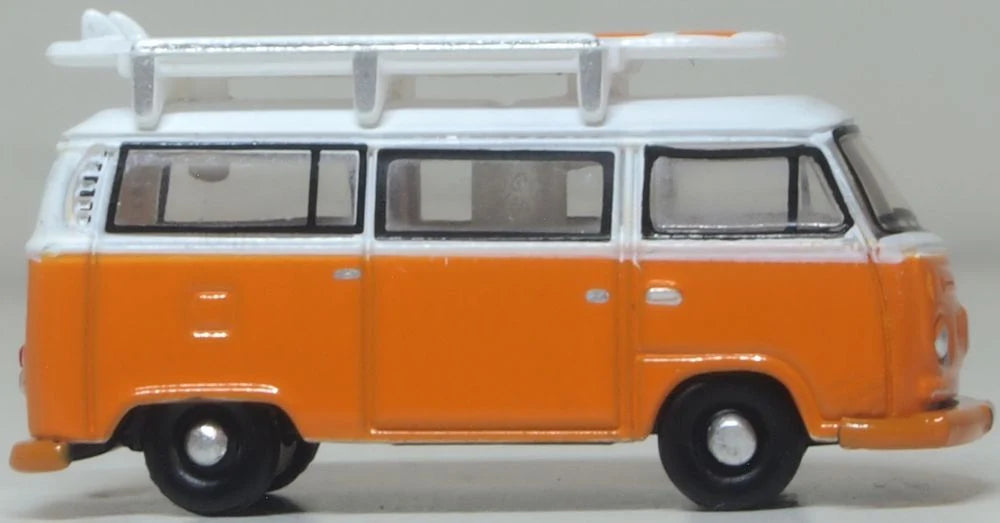 NVW022 VW T2 Bay Window Bus/surfboards Signal Orange/White