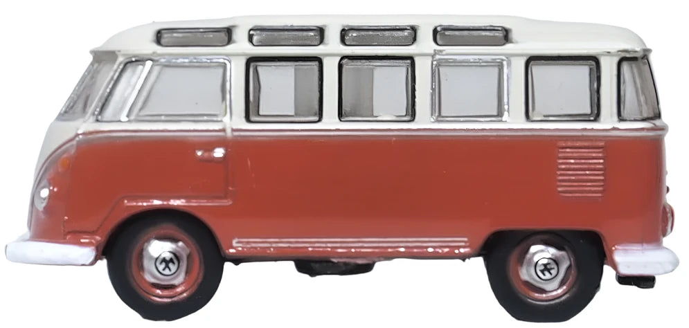 VW T1 Samba Bus Sealing Wax Red/Beige Grey