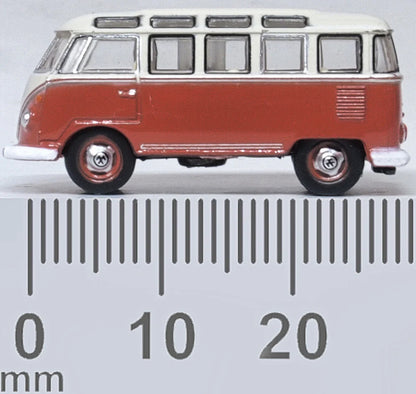 VW T1 Samba Bus Sealing Wax Red/Beige Grey