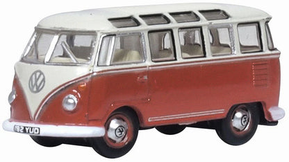 VW T1 Samba Bus Sealing Wax Red/Beige Grey