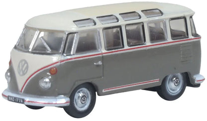 NVWS009 Volkswagen Split Screen Samba Bus Mouse Grey/Pearl White