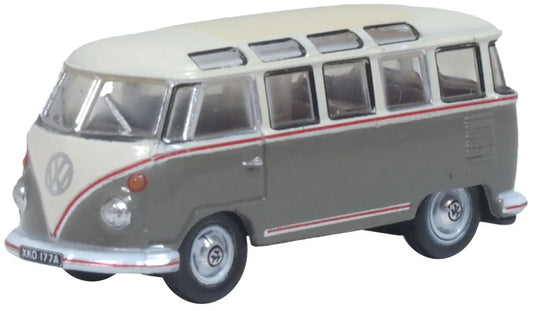 NVWS009 Volkswagen Split Screen Samba Bus Mouse Grey/Pearl White