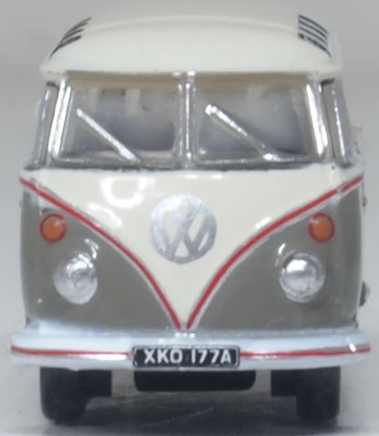 NVWS009 Volkswagen Split Screen Samba Bus Mouse Grey/Pearl White