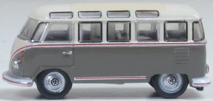 NVWS009 Volkswagen Split Screen Samba Bus Mouse Grey/Pearl White