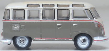 NVWS009 Volkswagen Split Screen Samba Bus Mouse Grey/Pearl White