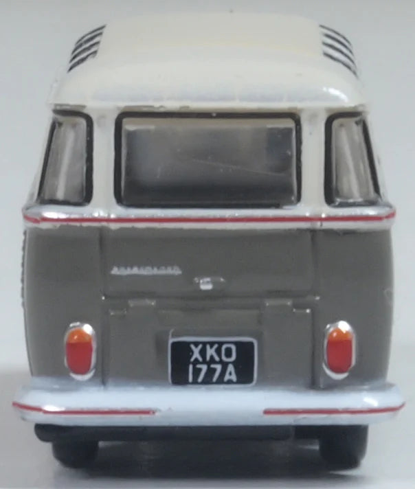 NVWS009 Volkswagen Split Screen Samba Bus Mouse Grey/Pearl White