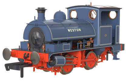 LYR 'Pug' 0-4-0ST "Weston" ICI Widnes 'Old World' Blue Steam Locomotive - DCC Sound