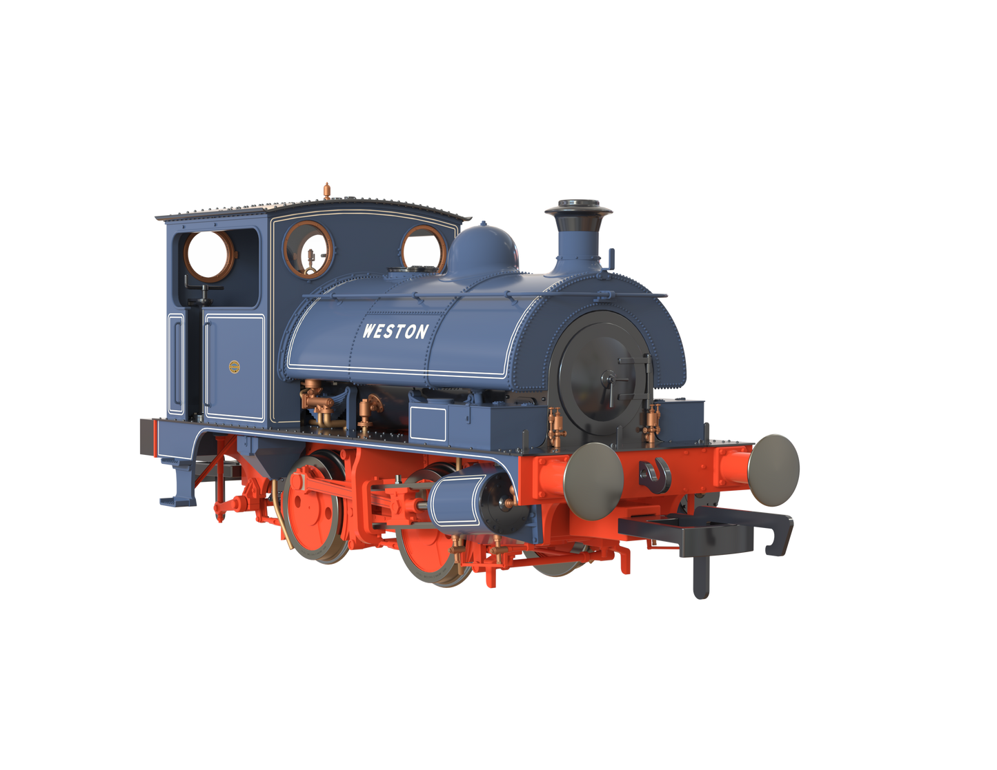 LYR 'Pug' 0-4-0ST "Weston" ICI Widnes 'Old World' Blue Steam Locomotive - DCC Sound