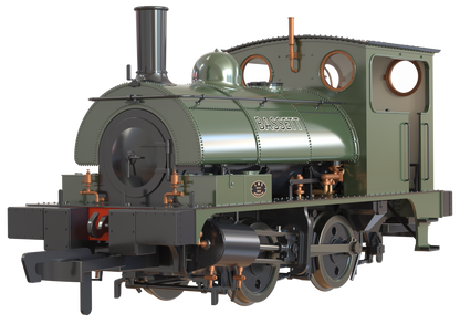 LYR 'Pug' 0-4-0ST "Bassett" Bottle Green Steam Locomotive - DCC Sound