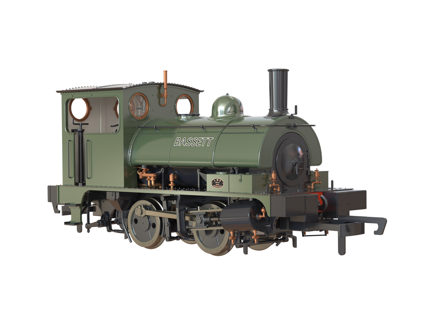 LYR 'Pug' 0-4-0ST "Bassett" Bottle Green Steam Locomotive - DCC Sound