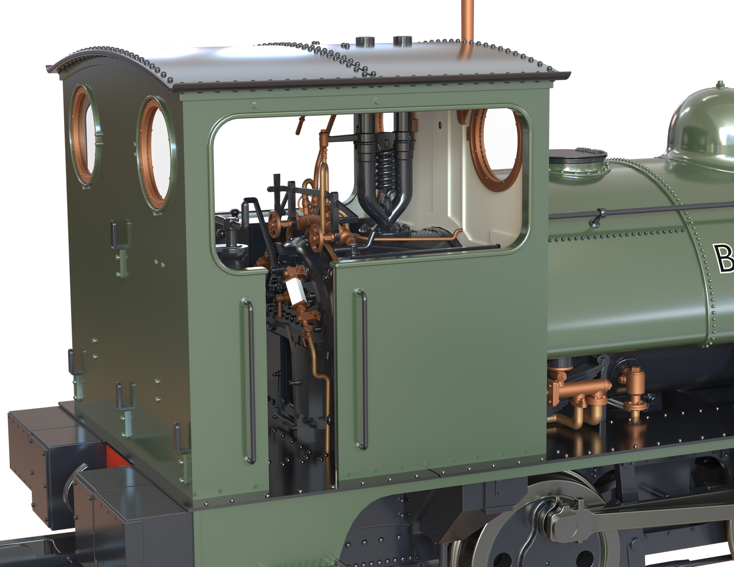 LYR 'Pug' 0-4-0ST "Bassett" Bottle Green Steam Locomotive - DCC Sound