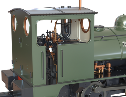 LYR 'Pug' 0-4-0ST "Bassett" Bottle Green Steam Locomotive - DCC Sound