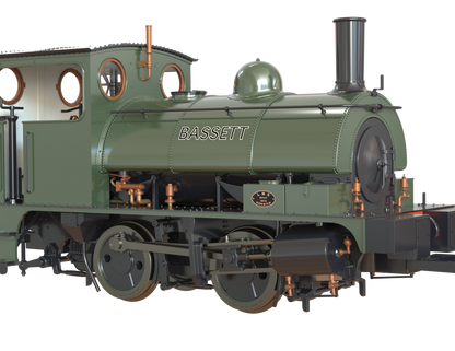 LYR 'Pug' 0-4-0ST "Bassett" Bottle Green Steam Locomotive - DCC Sound