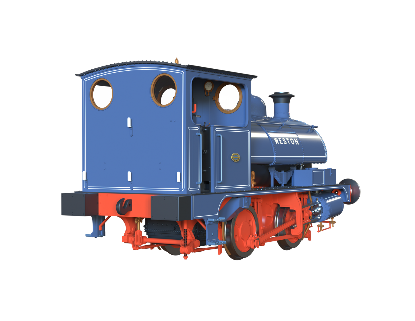 LYR 'Pug' 0-4-0ST "Weston" ICI Widnes 'Old World' Blue Steam Locomotive