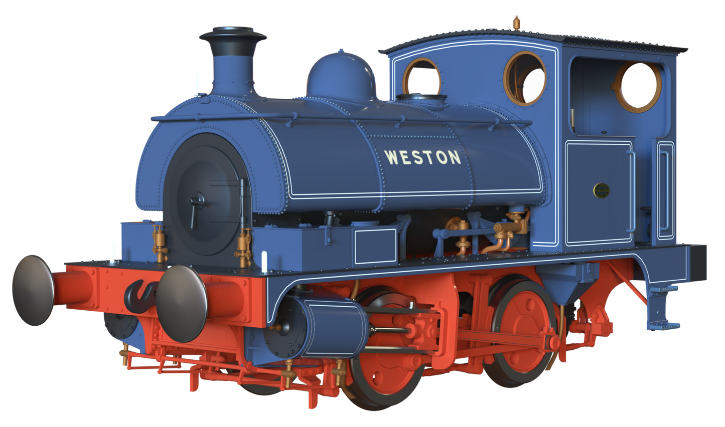LYR 'Pug' 0-4-0ST "Weston" ICI Widnes 'Old World' Blue Steam Locomotive