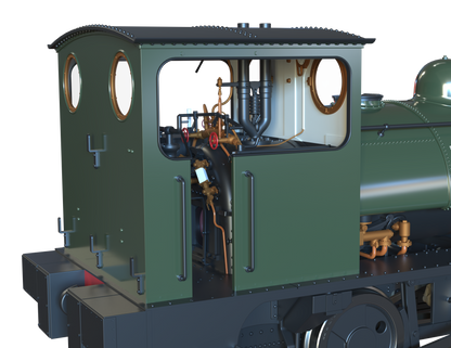LYR 'Pug' 0-4-0ST "Bassett" Bottle Green Steam Locomotive - DCC Sound