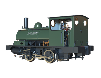 LYR 'Pug' 0-4-0ST "Bassett" Bottle Green Steam Locomotive - DCC Sound