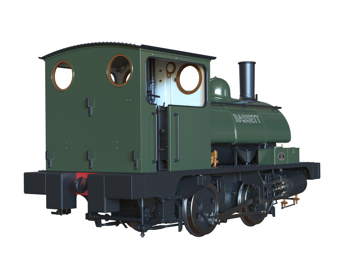 LYR 'Pug' 0-4-0ST "Bassett" Bottle Green Steam Locomotive - DCC Sound