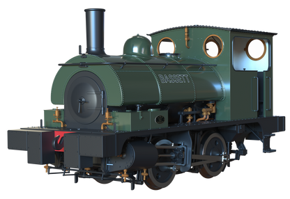 LYR 'Pug' 0-4-0ST "Bassett" Bottle Green Steam Locomotive - DCC Sound