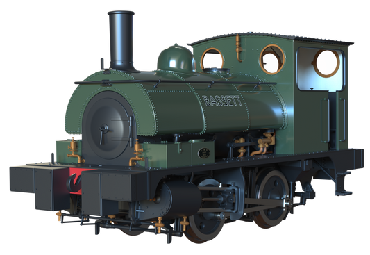 LYR 'Pug' 0-4-0ST "Bassett" Bottle Green Steam Locomotive - DCC Sound