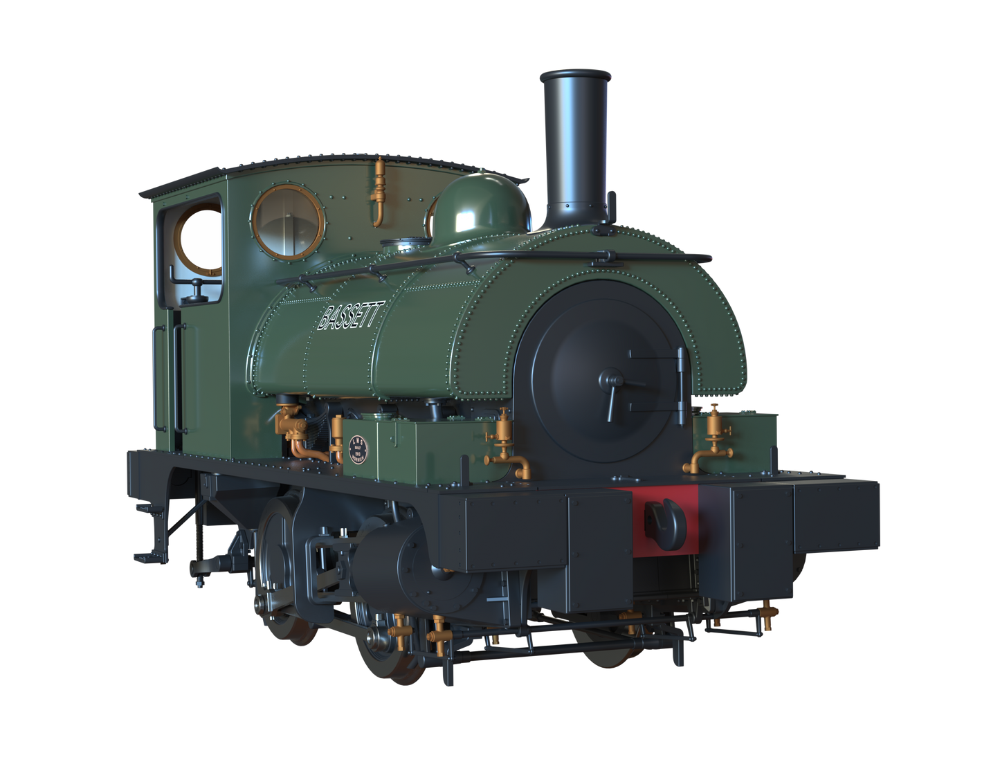 LYR 'Pug' 0-4-0ST "Bassett" Bottle Green Steam Locomotive - DCC Sound