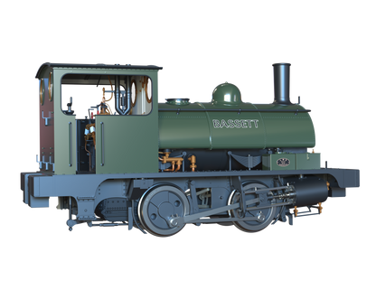 LYR 'Pug' 0-4-0ST "Bassett" Bottle Green Steam Locomotive - DCC Sound