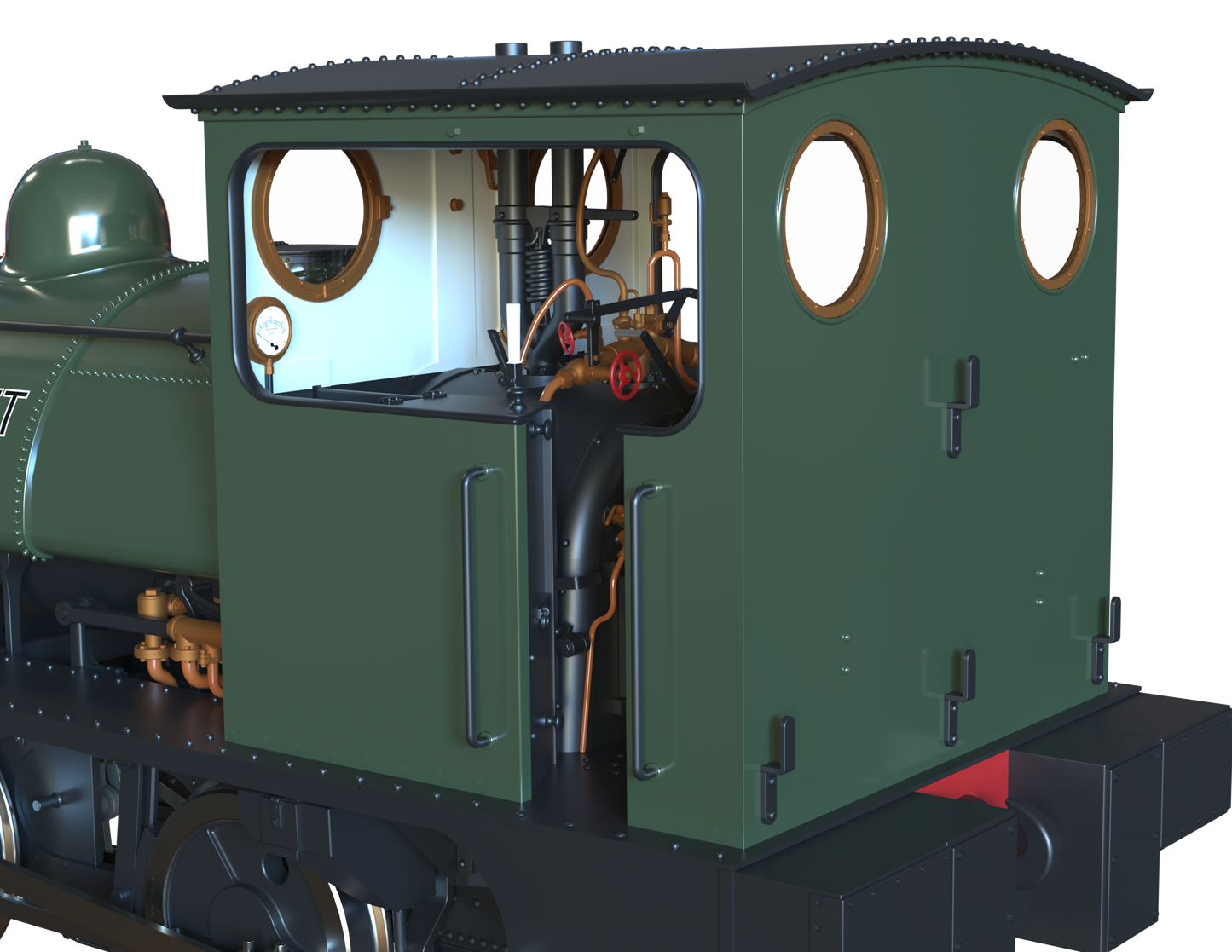 LYR 'Pug' 0-4-0ST "Bassett" Bottle Green Steam Locomotive - DCC Sound