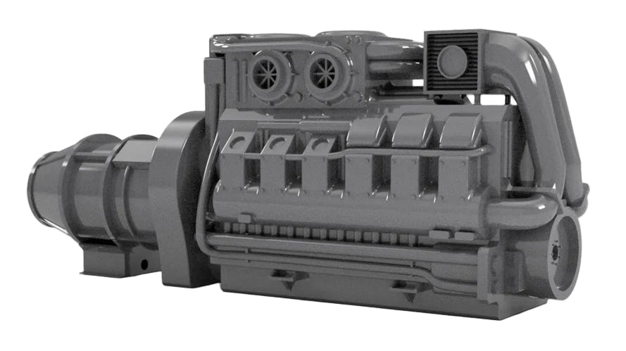 N Gauge Class 43 Engine (Single Pack) - Unpainted Model Kit