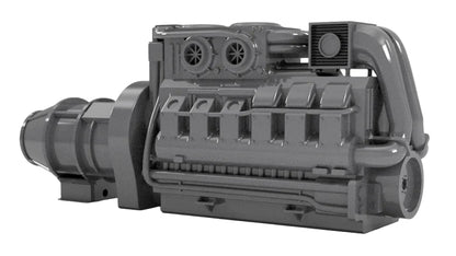 N Gauge Class 43 Engine (Single Pack) - Unpainted Model Kit