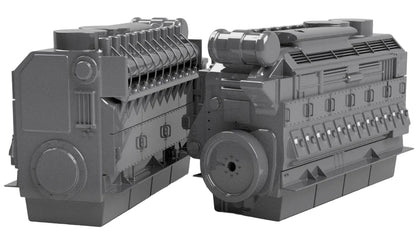 N Gauge Class 60 Engine (Single Pack) - Unpainted Model Kit