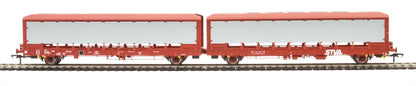 Pre-Owned OO-IPA-141B IPA Car Carriers STVA Red Only Twin set - Covered