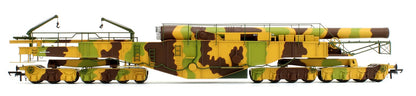 Pre-Owned Rail Gun Pack - WWI Boche Buster Camouflage Railgun with ROD 2330 Khaki 0-6-0 Dean Goods Locomotive