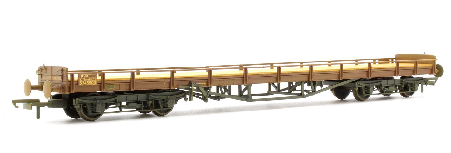 Carflat FVV number B745900 in BR Bauxite - Weathered