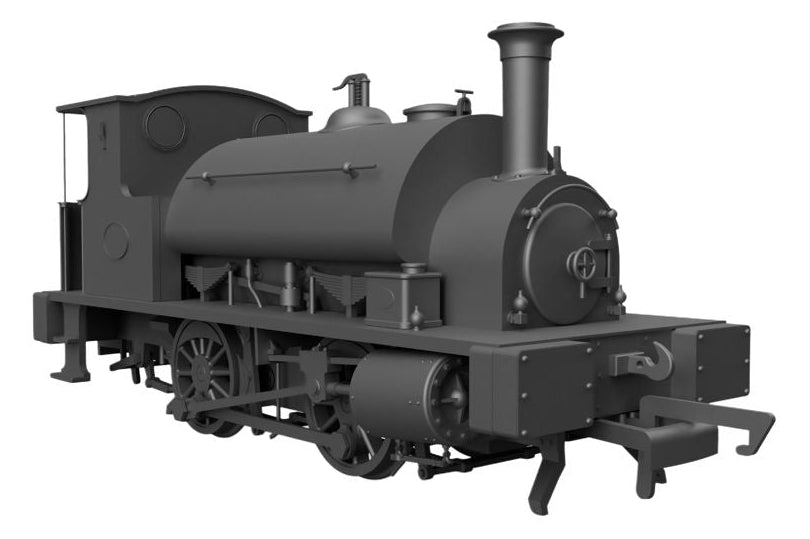 OR76CRP005 CR Class 264/611 BR Early Crest Plain Black 56035 Steam Locomotive