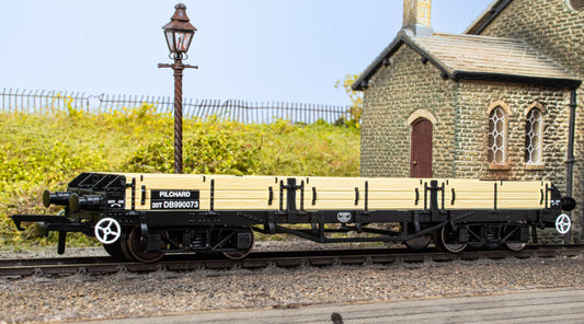 Pilchard Wagon - BR Unpainted Wood DB990073