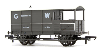 Pre-Owned OR76TOB001 Toad Brake Van GWR 4 Wheel Planked (early) Paddington