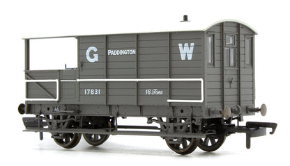 Pre-Owned OR76TOB001 Toad Brake Van GWR 4 Wheel Planked (early) Paddington