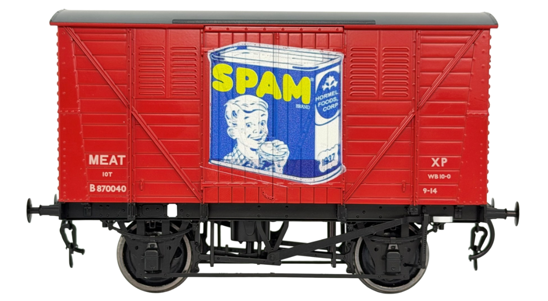 7F-054-007W BR Meat Van Spam - Weathered
