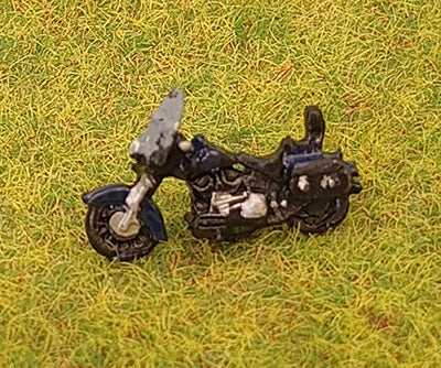 N Gauge 1950'S Harley Davidson