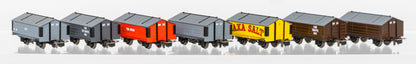990402 Peaked Roof Van - Brown 'Lime' No.24