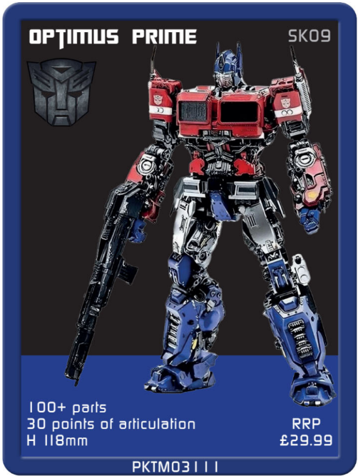 Trumpeter Transformers Optimus Prime SK09 Smart Model Kit – Rails of ...