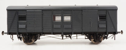 Covered Carriage Truck (CCT) S1765S BR Crimson (even planks) - Weathered