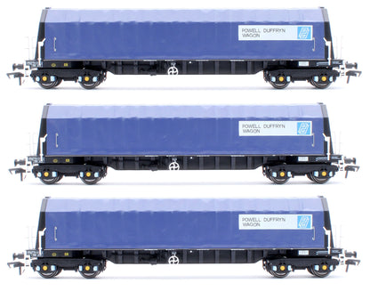 Set of 3 PXA Steel Coil Carrier PD Blue As Built 1988 No.3024/3037/3048