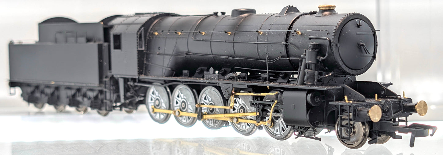 WD Austerity 2-10-0 BR Plain Black No.90766 Steam Locomotive