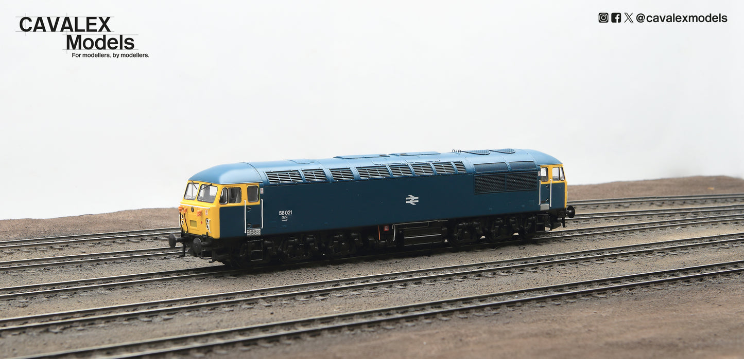 Class 56 BR Blue No.56021 Diesel Locomotive