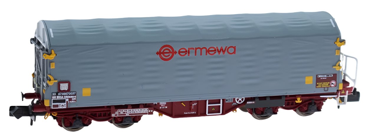 IHA Steel Carrier Wagon Ermewa branded livery 33 87 4667 060-7