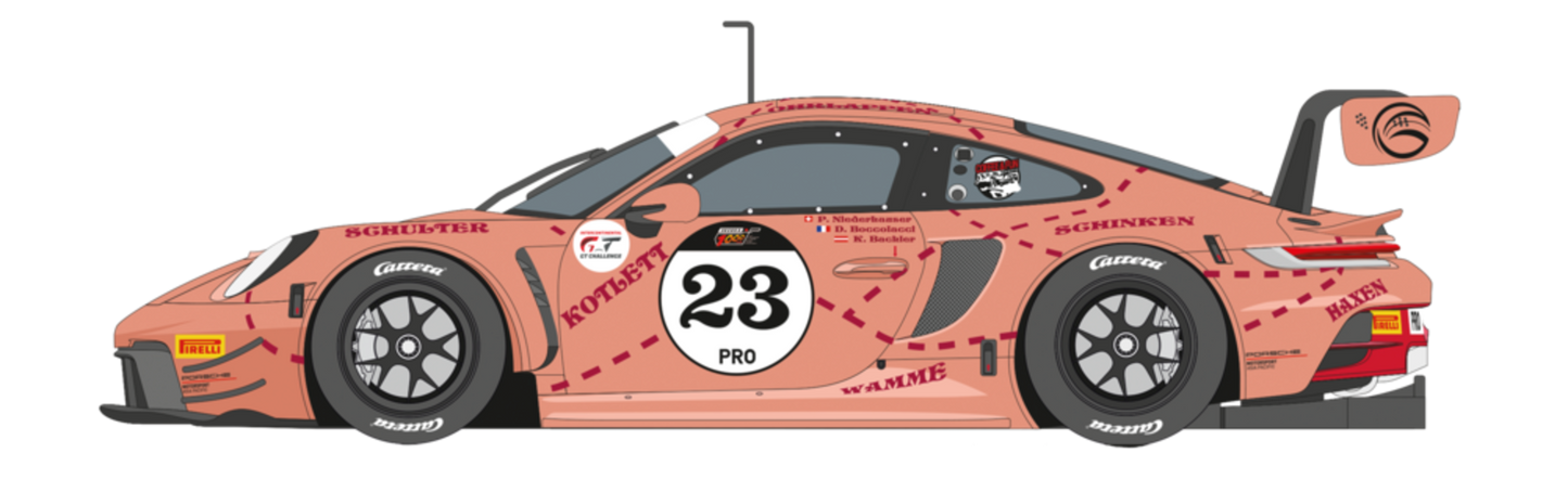 Carrera Digital 124 Porsche 911 GT3 R 'Phantom Global Racing, No.23'