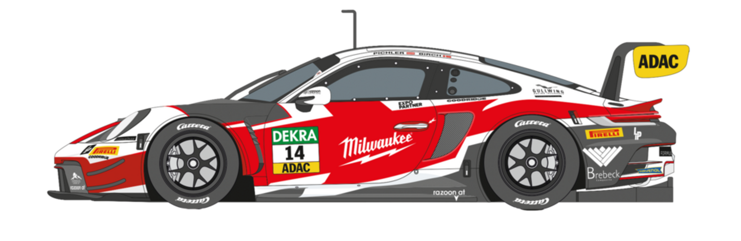 Carrera Digital 132 Porsche 911 GT3 R 'Razoon – more than racing, No.1'
